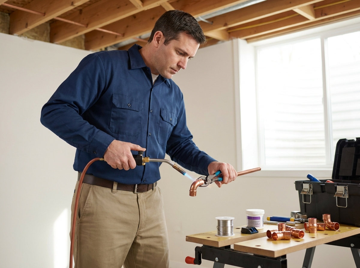 Toilet and pipe repair